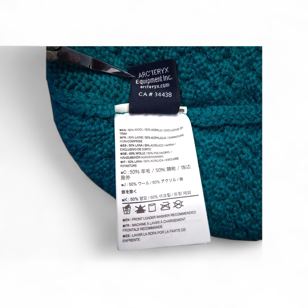 Arc'teryx "Waffle Toque" Beanie - Teal - Picture 6 of 9